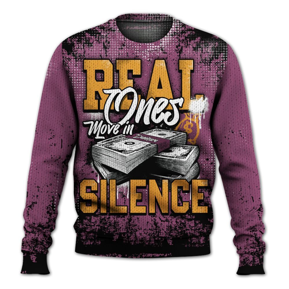 Knitted Sweater To Match High OG Brotherhood 1s - Move In Silence Money Street Retro