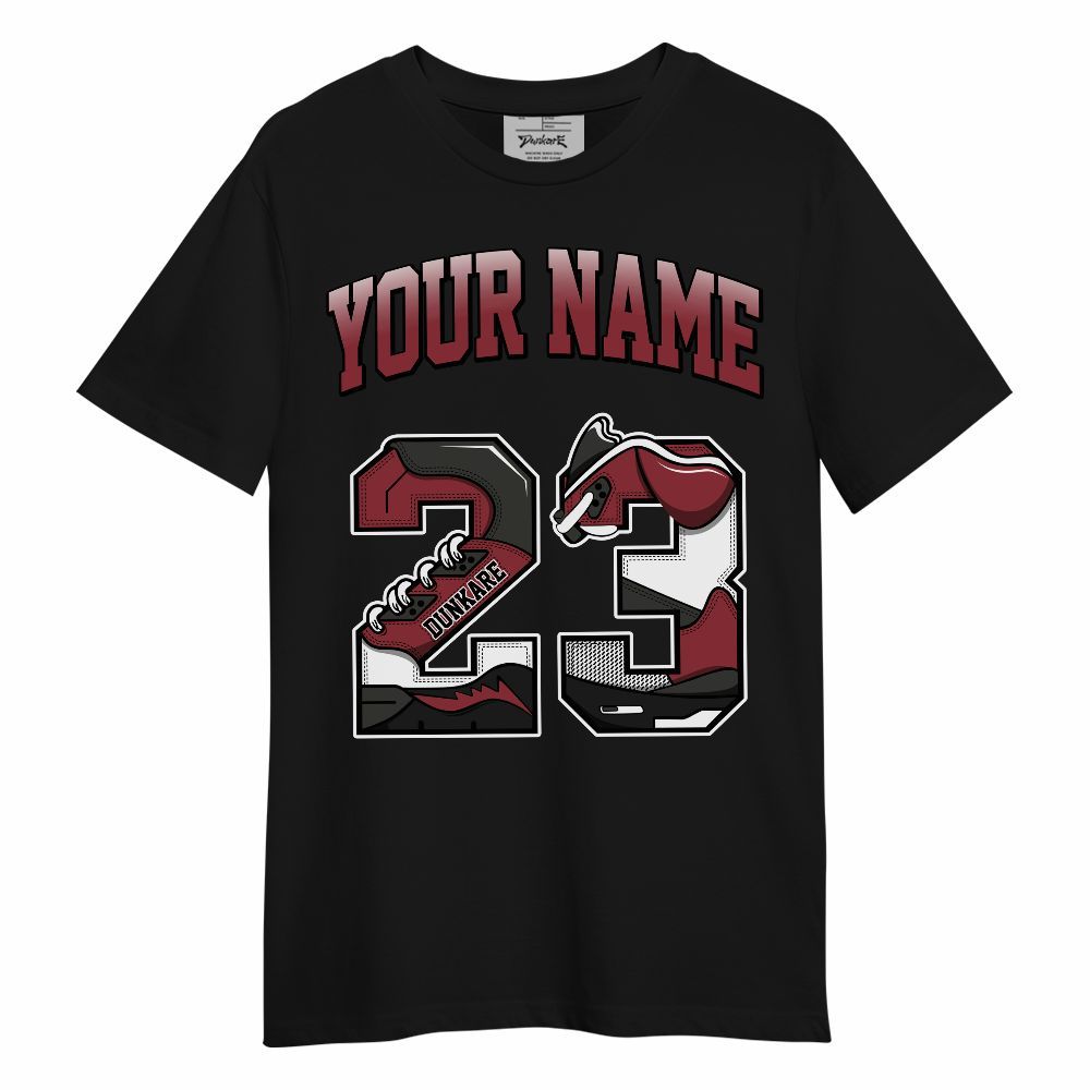Shirt To Match Black Toe 14s - Custom Name Number 23 5s Unisex Shirt