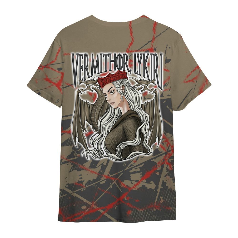 Shirt To Match Olive 9s - Dragon's Mom! Profound All Over Print