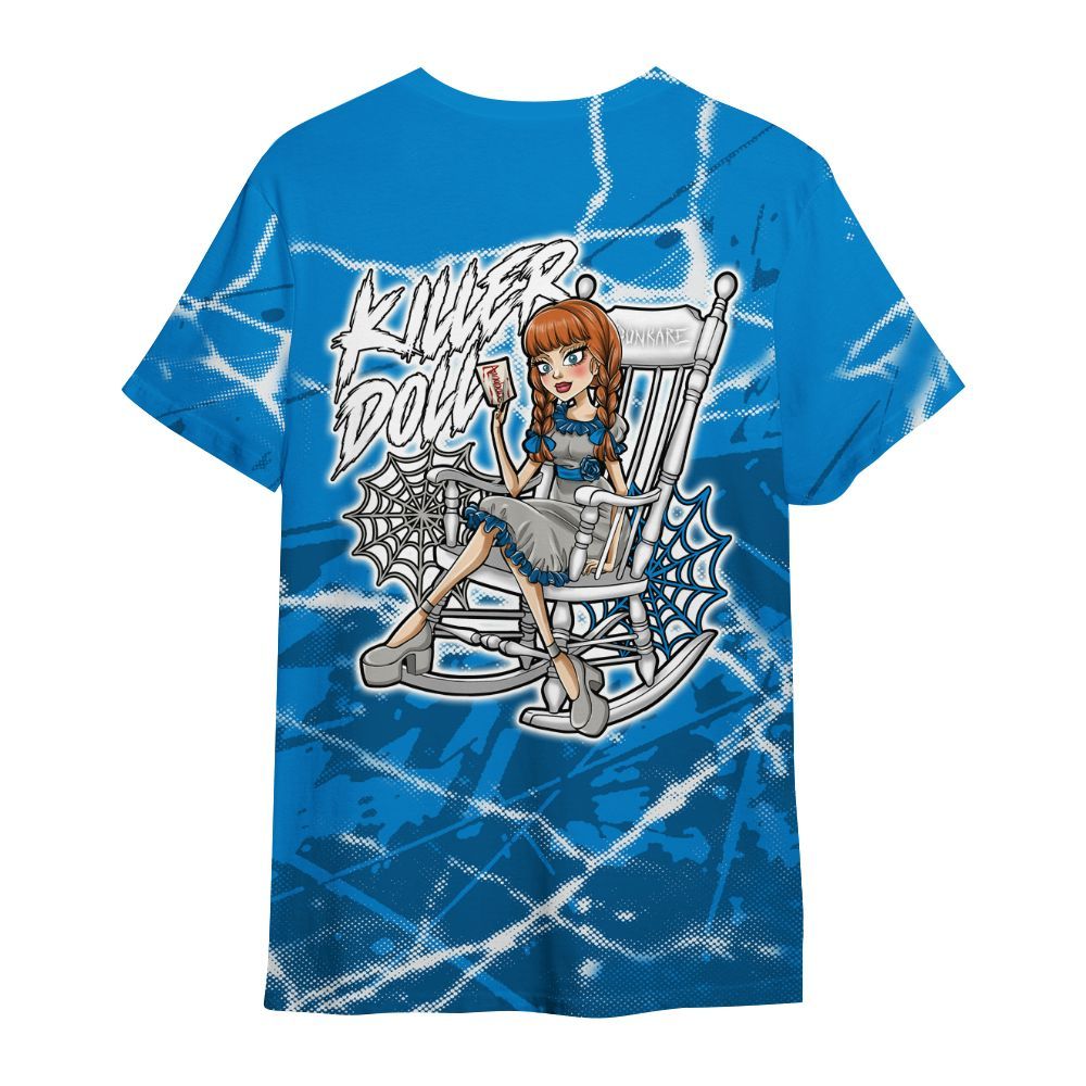 Shirt To Match Military Blue 4s - Killer Doll-A Halloween Profound All Over Print