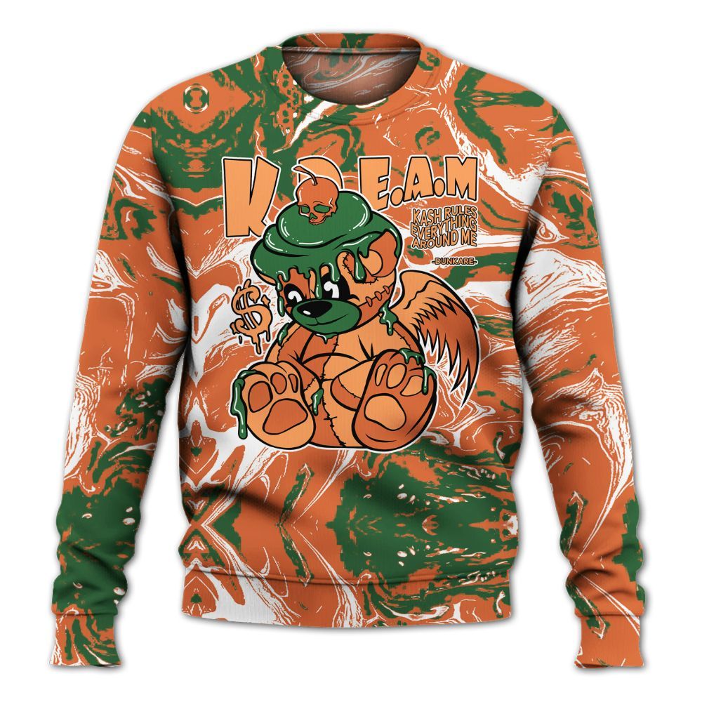 Sweatshirt To Match Low Miami 5s - Loot Bear Liquid All Over Print