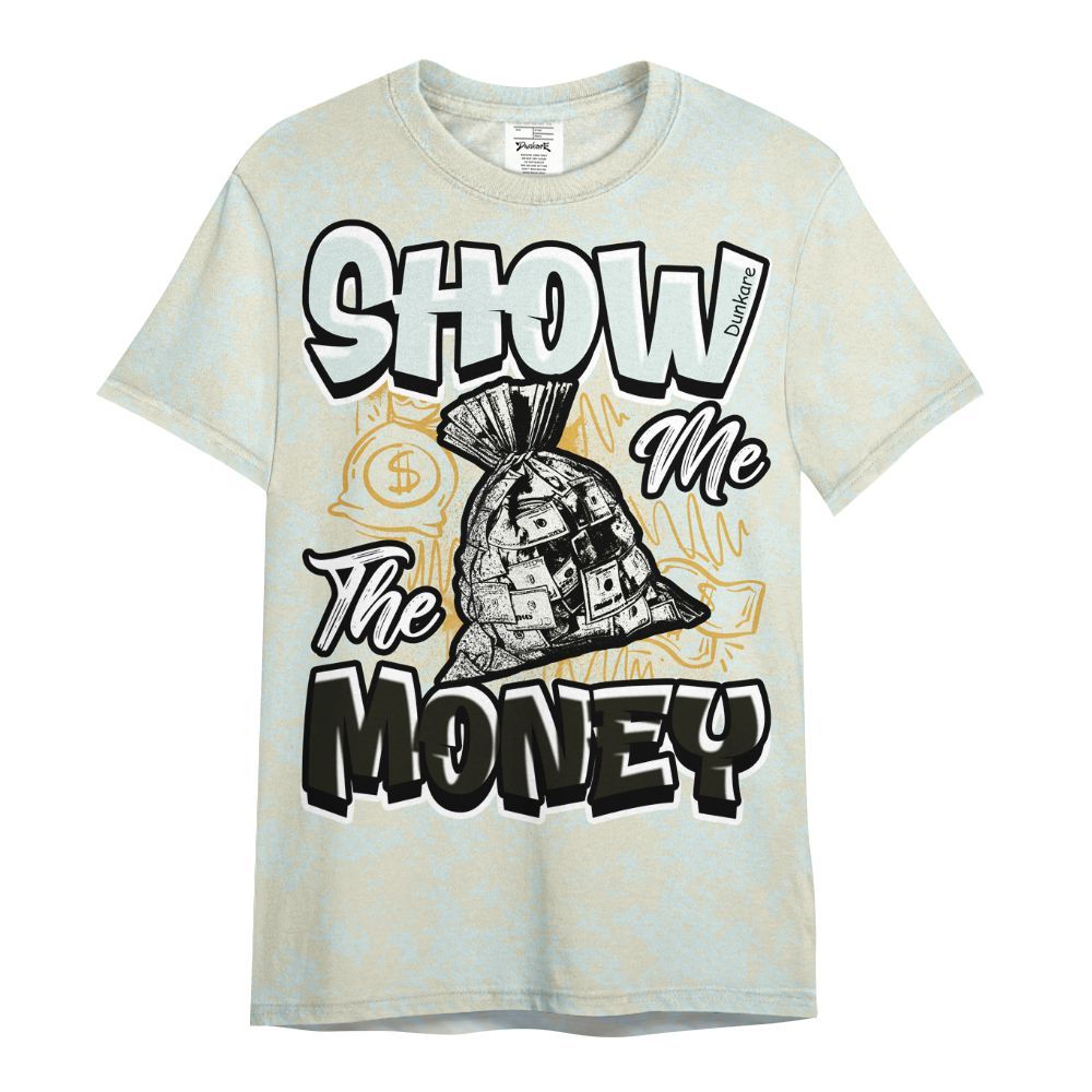 Shirt To Match Pure Platinum 4s - Show Me The Money Retro All Over Print