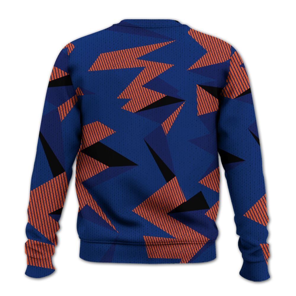 Knitted Sweater To Match Suede GS League - Geometric Camouflage Pattern
