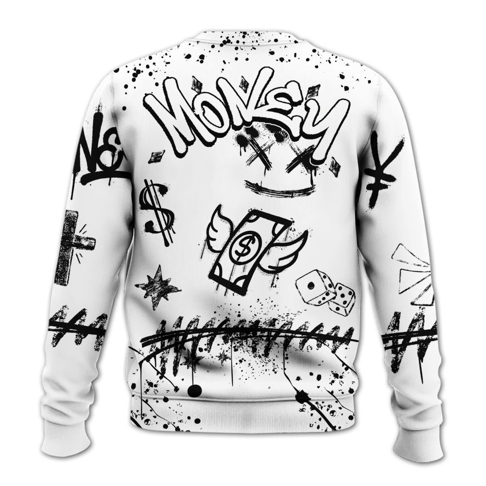 Sweatshirt To Match Kobe 9 EM Protro Halo - Everybody Paid In Full Crayon All Over Print