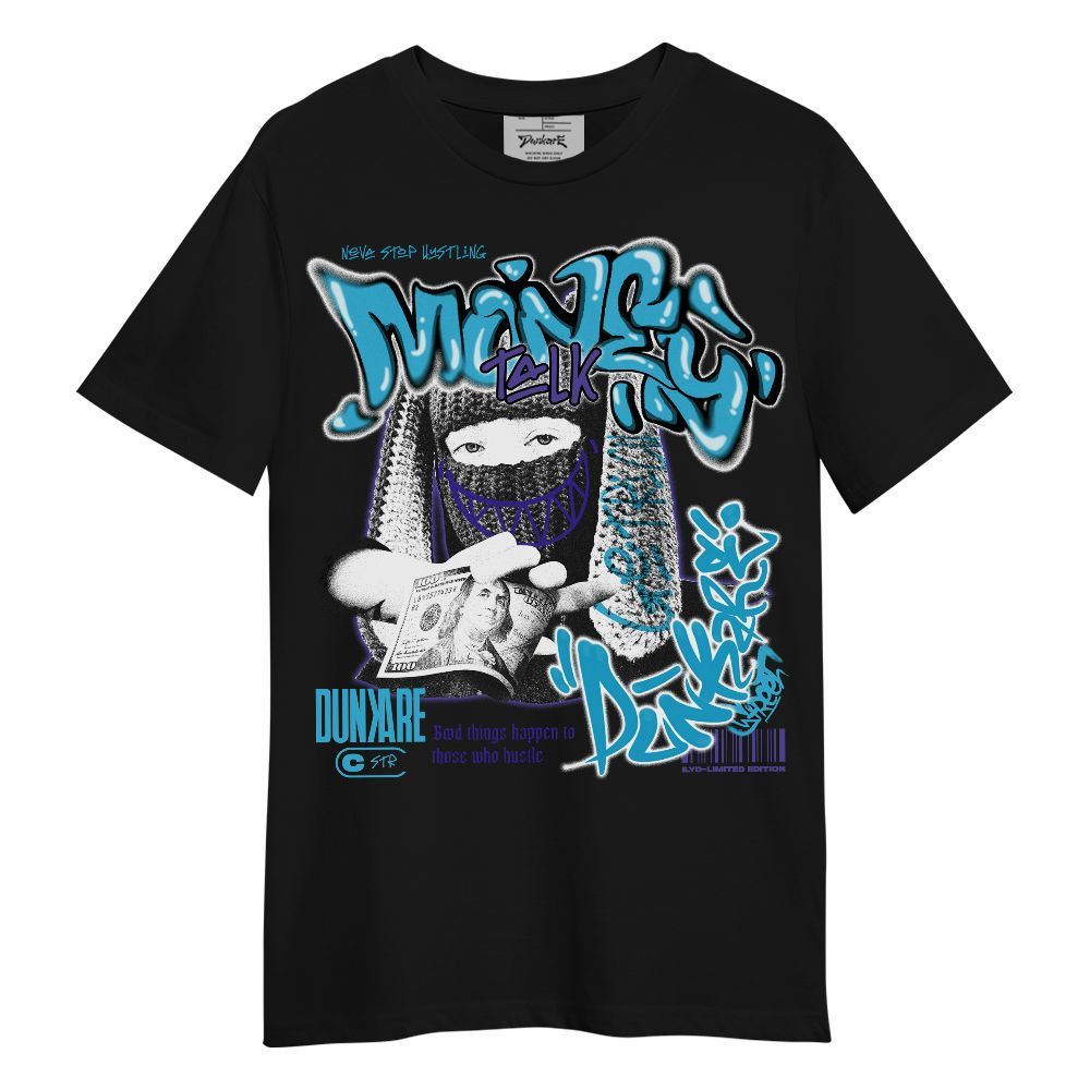 Shirt To Match Retro Aqua 6s - Money Talk Rap Unisex Shirt