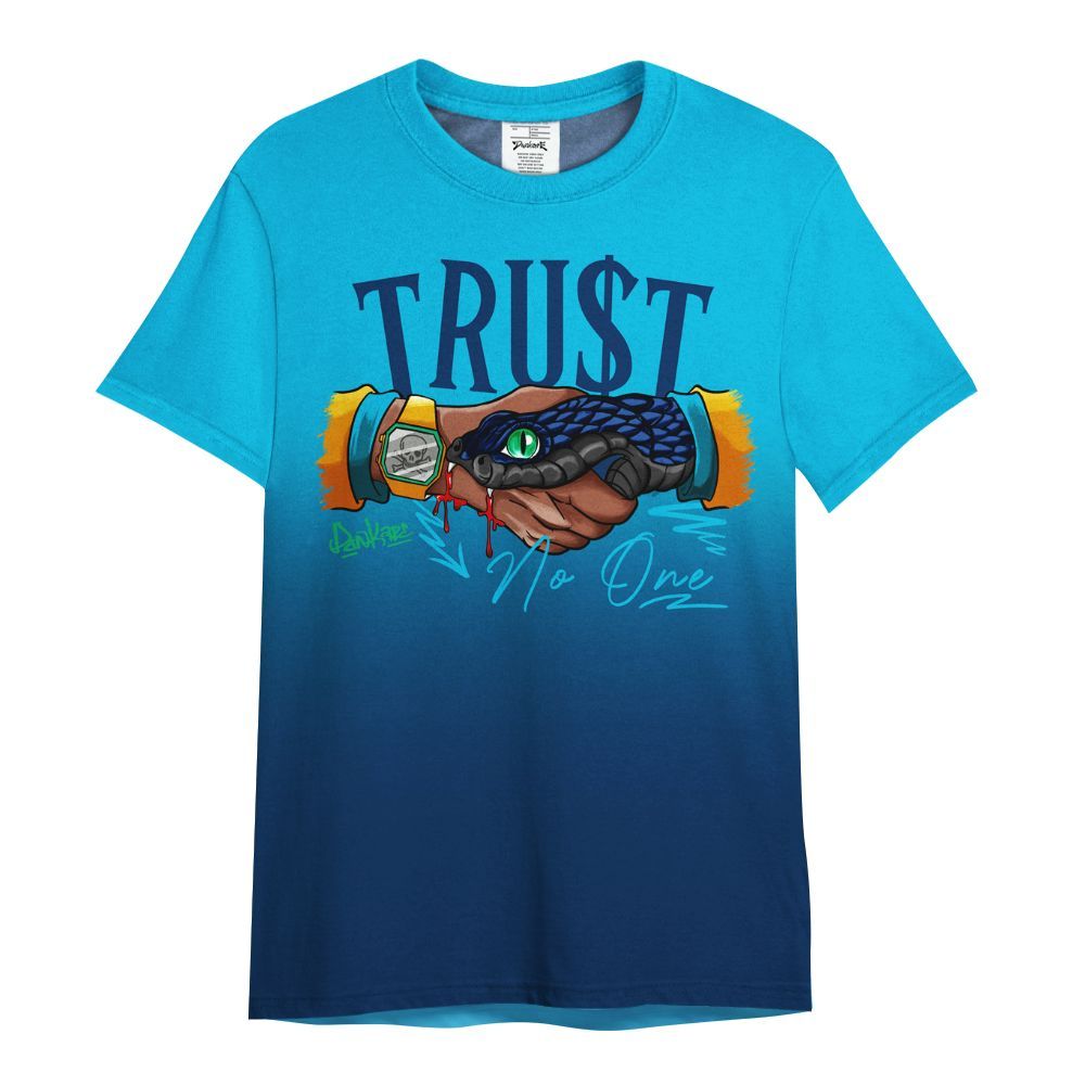 Shirt To Match Dunk Low GS Electric Algae - Snake Trust No One Drip All Over Print