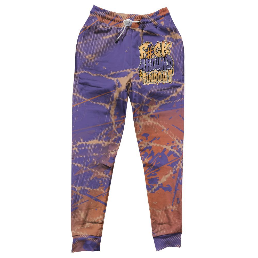 Sweatpant To Match Book Sunset 1s - F Around Find Out Graphic Profound All Over Print