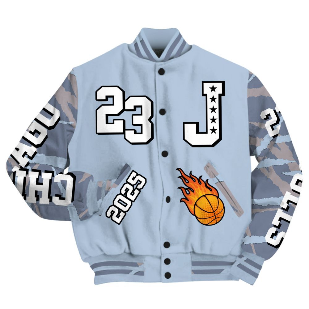 Varsity Jacket To Match Ja 2 Induction - Chicago 23 Basketball All Over Print