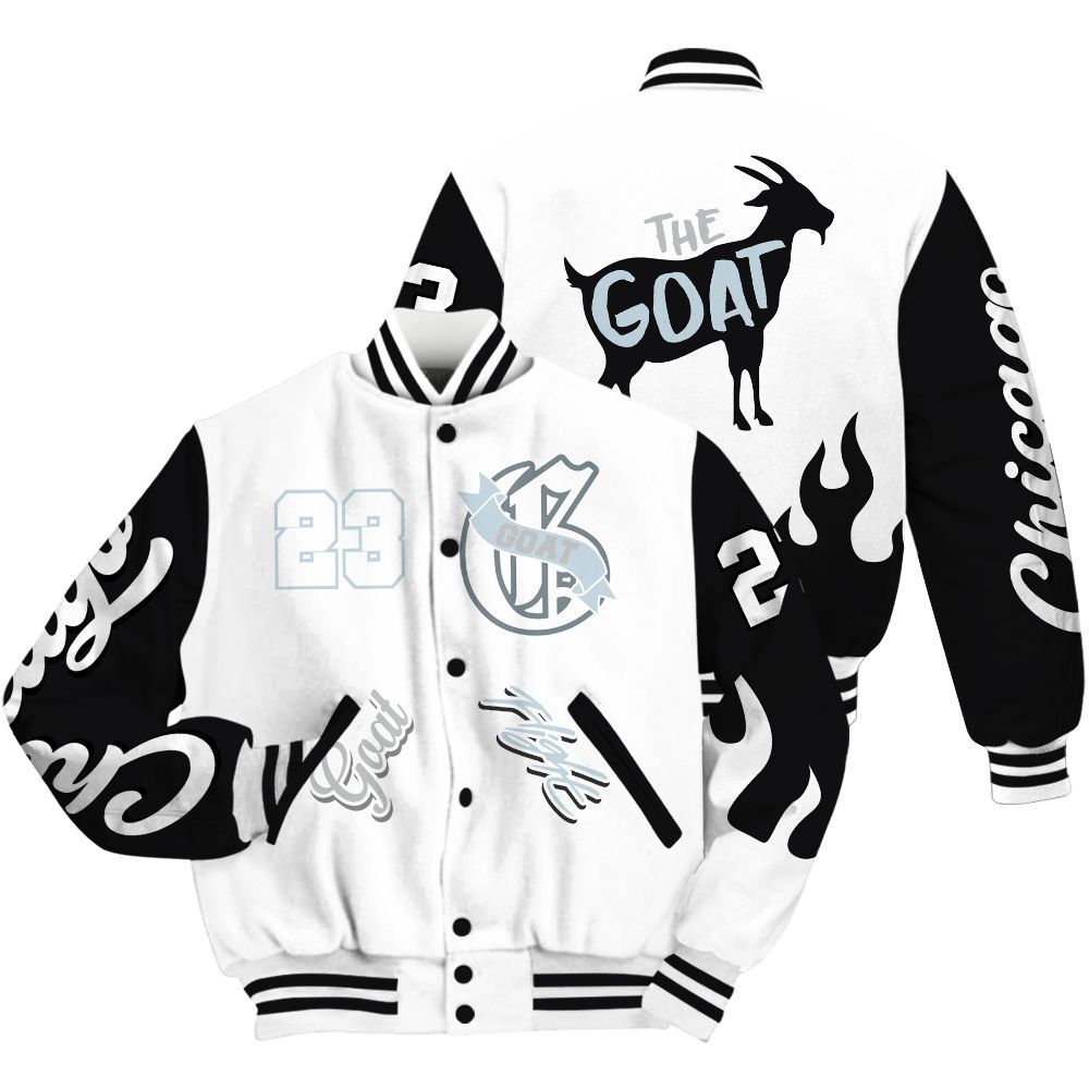 Varsity Jacket To Match Kobe 9 Protro Halo - The G.O.A.T Flight Streetwear All Over Print