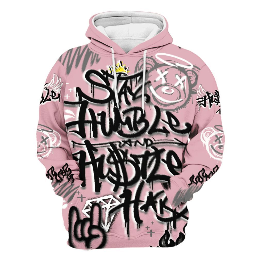 Hoodie To Match Air Max DN Pink Foam - Humble Drip Streetwear Graffity All Over Print