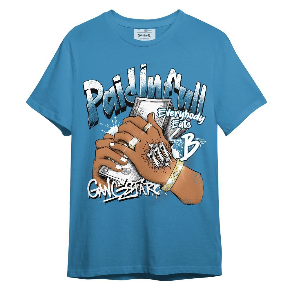 Shirt To Match High OG UNC Reimagined 1s - Lucky Money Paid In Full Graphic