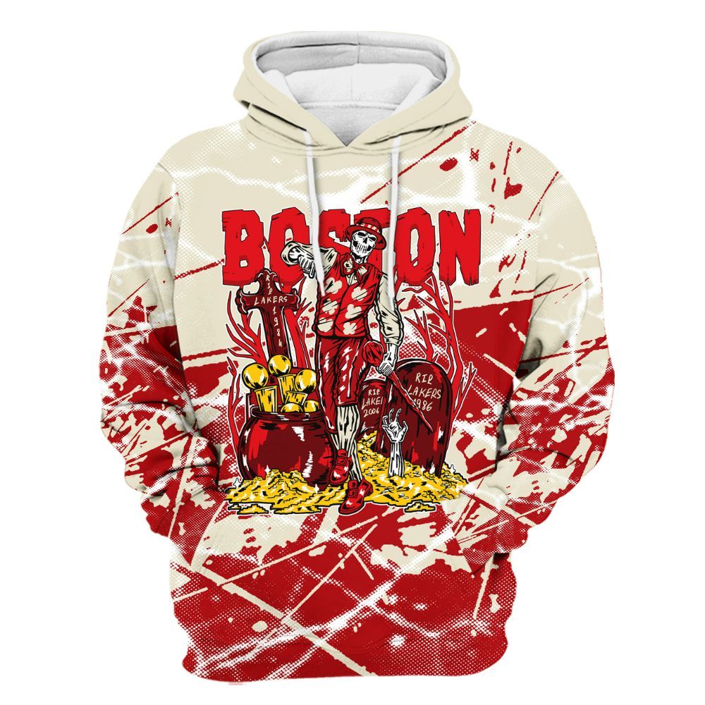 Hoodie To Match Cement Grey 3s - Goldrush Skeleton Profound All Over Print