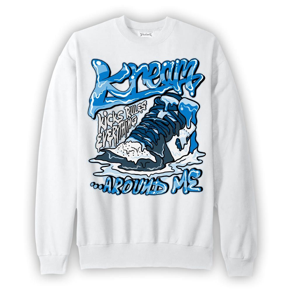 Sweatshirt To match Industrial Blue 4s Sweatshirt - Kreamy Graphic Graphic