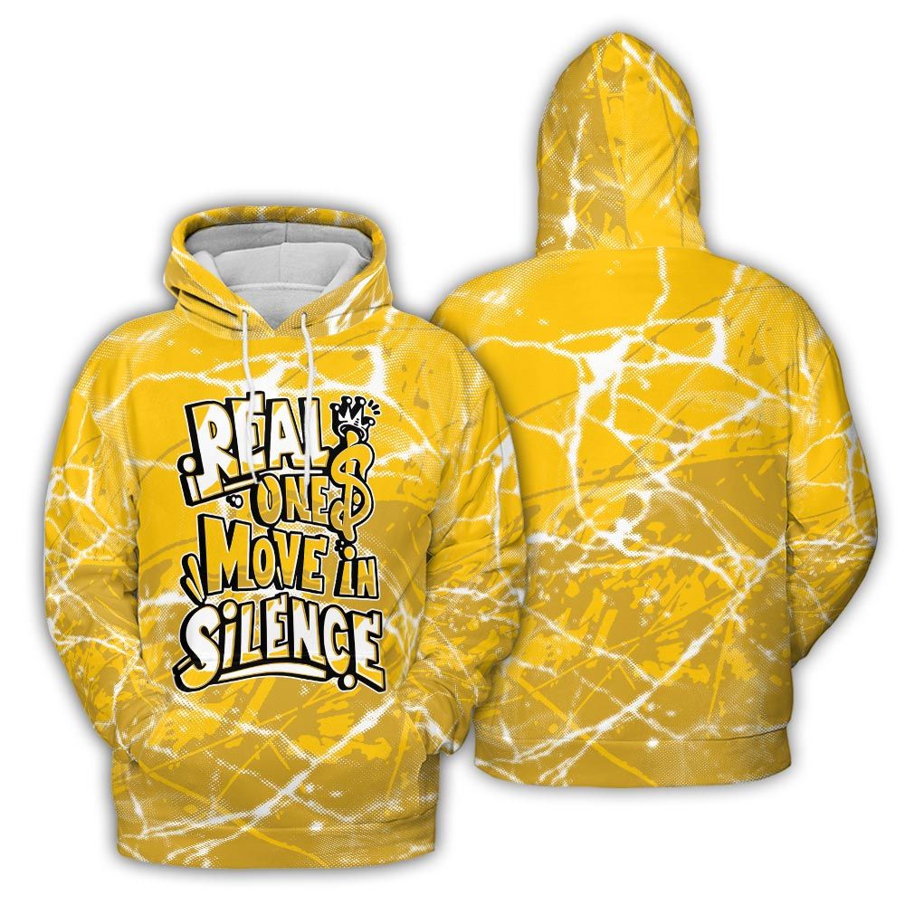 Hoodie To Match Vivid Sulfur 4s Hoodie - Ones Move In Silence Graphic Profound Hoodie Unisex