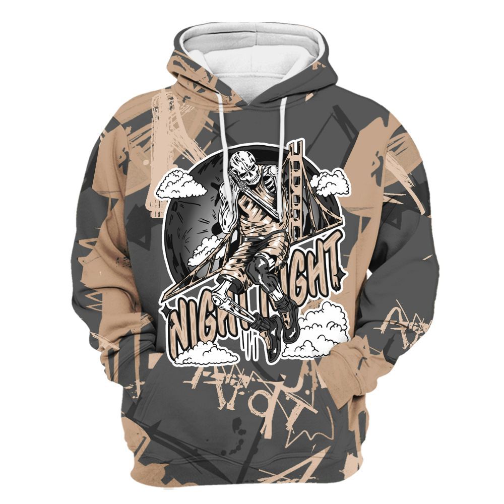 Hoodie To Match Kobe 9 EM Mamba - Seeya Skeleton Messyz All Over Print