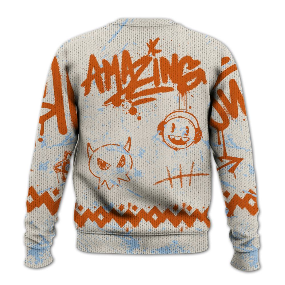 Knitted Sweater To Match SE Craft 5s - Friday Sneaker Crayon