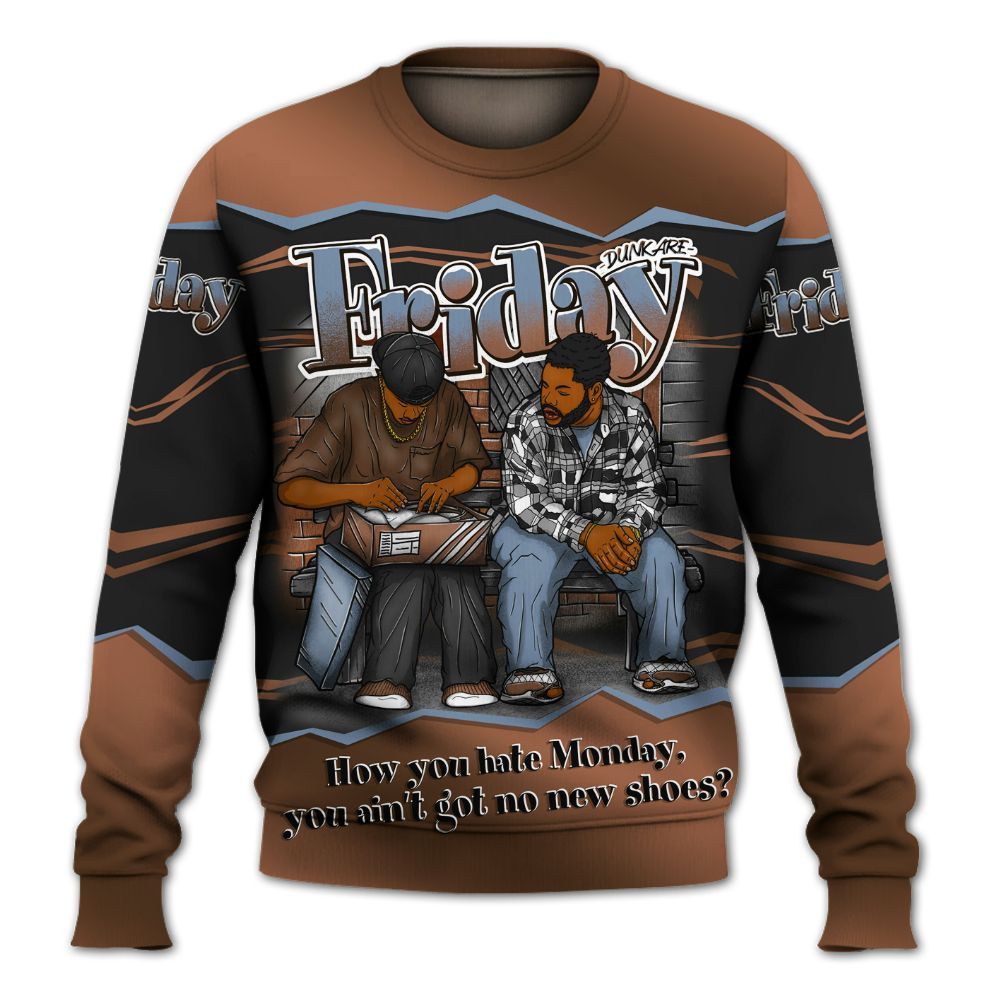 Sweatshirt To Match Air Foamposite Metallic Copper - Friday Movie 90s TV All Over Print