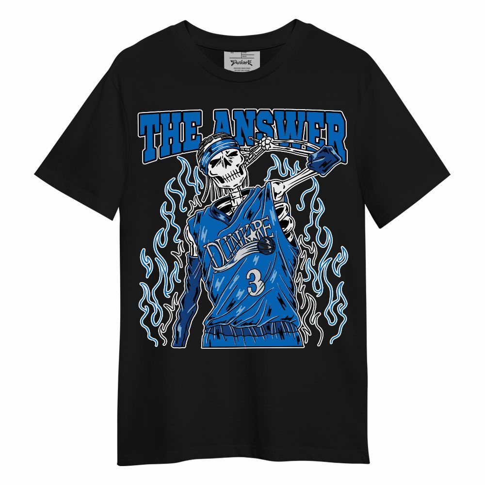 Shirt To Match Blueberry 12s - Allen Answer Skeleton Unisex Shirt