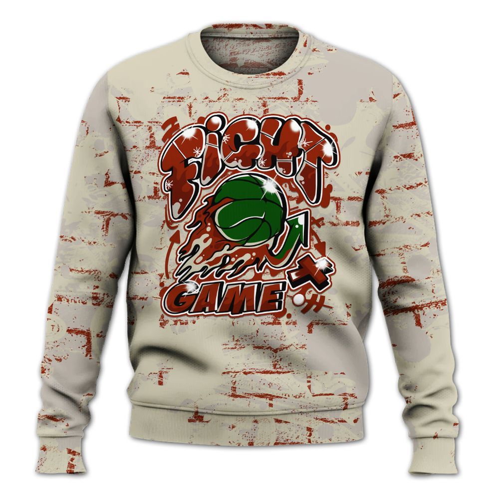 Sweatshirt To Match El Grito 5s - Fighter Games Graphic Street Art All Over Print