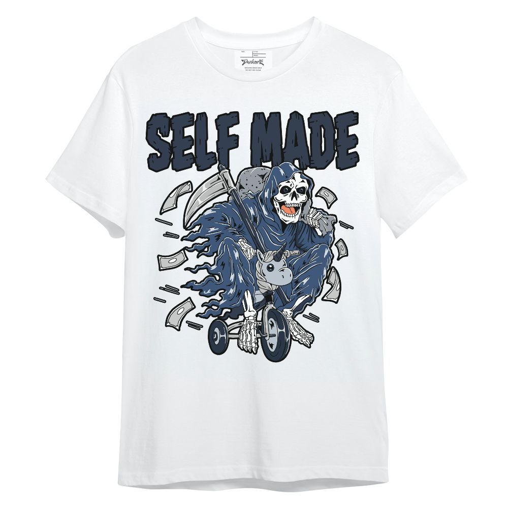 Shirt To Match Midnight Navy 4s - Self Make Skeleton Unisex Shirt