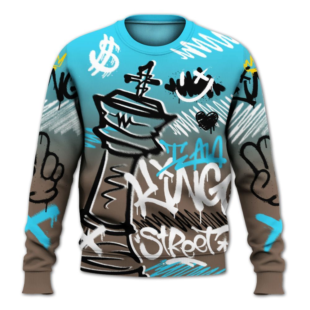 Sweatshirt To Match Olive Concord 9s - Street King Chess Streetwear All Over Print