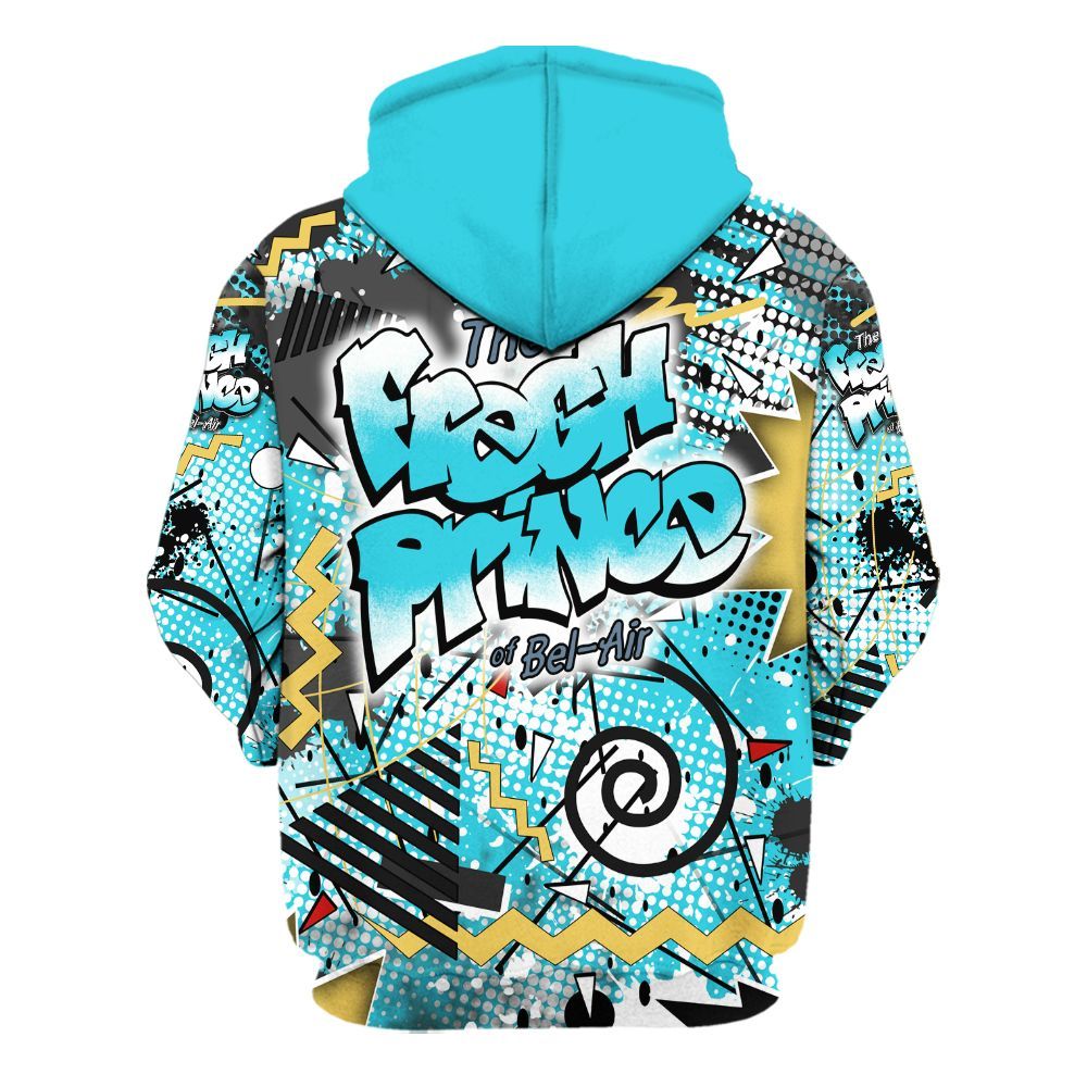 Hoodie To Match Retro Gamma Blue 11s - Fresh Sneaker 90s All Over Print