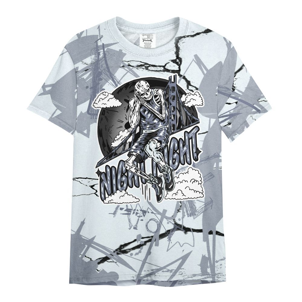 Shirt To Match Air Foamposite Jin Kazama - Seeya Skeleton Messyz All Over Print