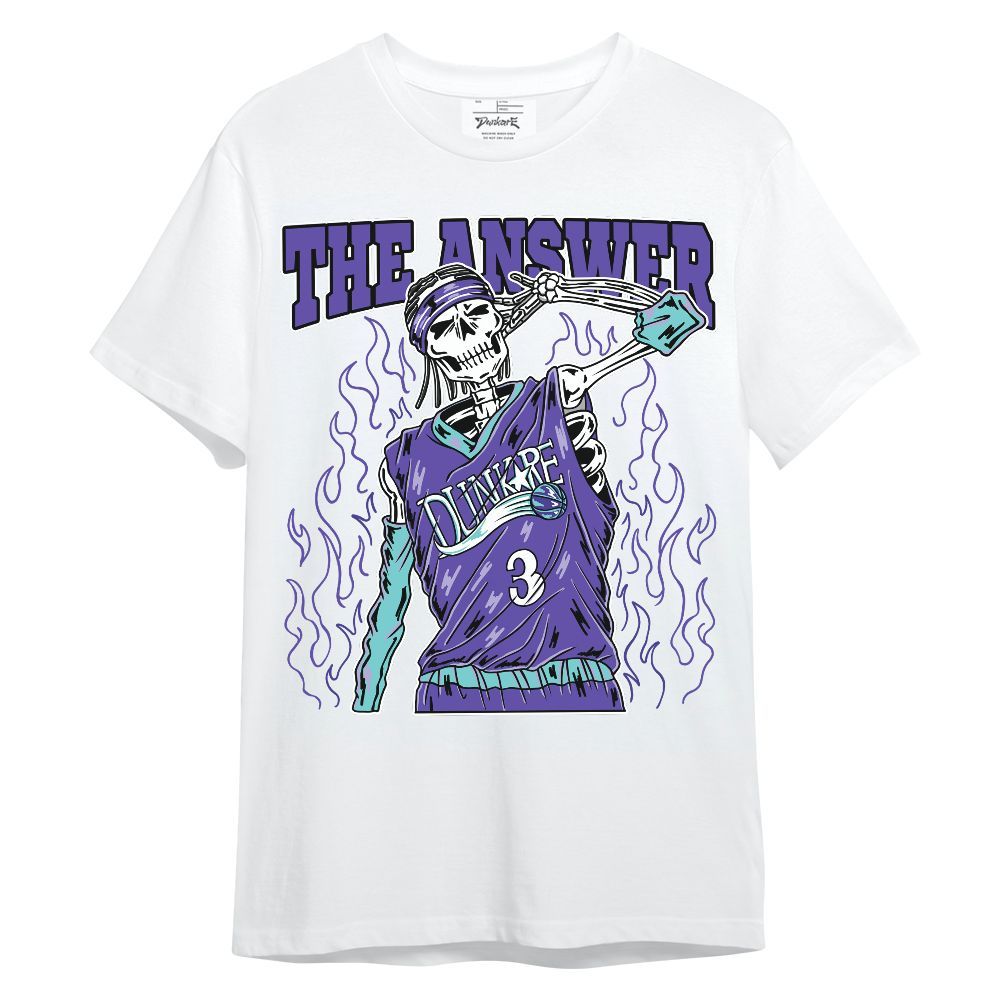 Shirt To Match Low Hornets 1s - Allen Answer Skeleton Unisex Shirt