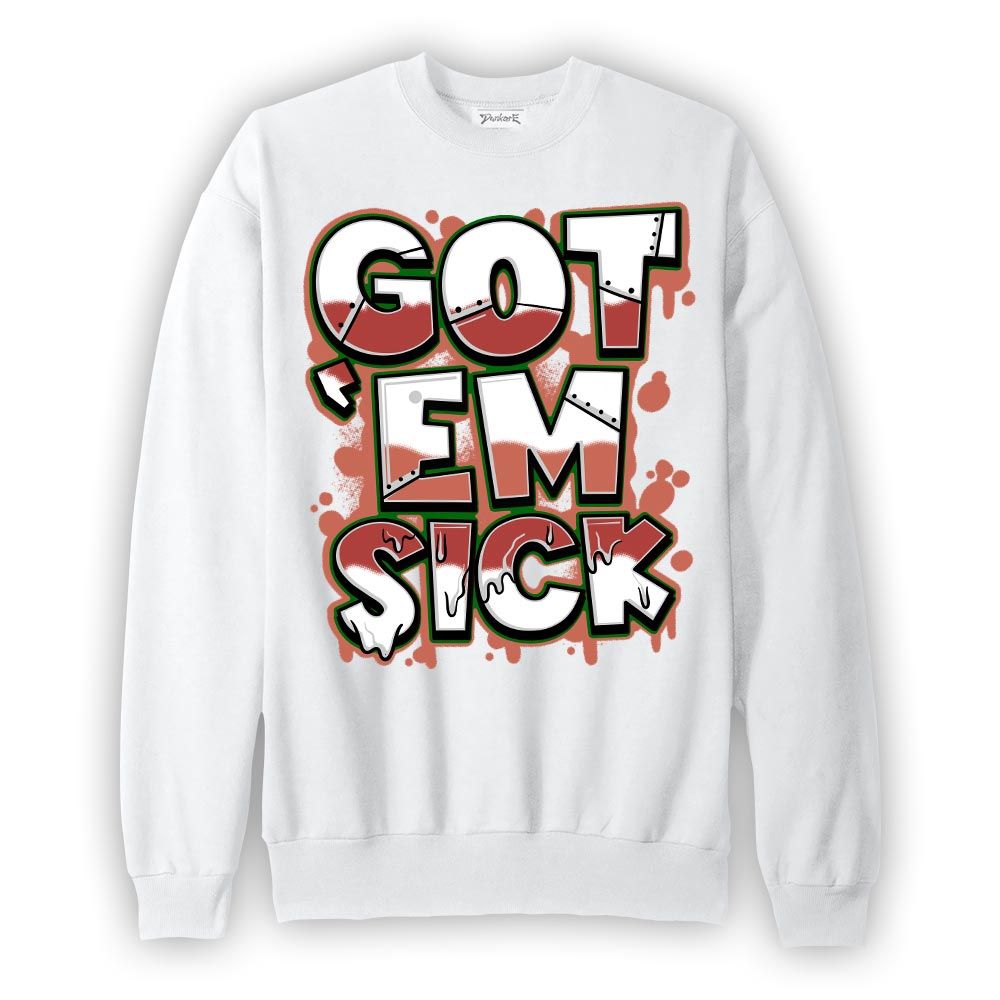 Sweatshirt To match Dune Red 13s Sweatshirt - Gotten 'Em Sick Graphic Graphic