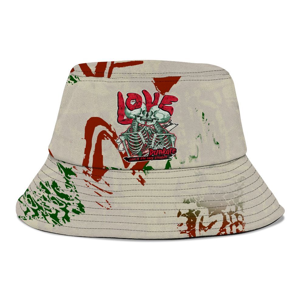 Bucket Hat To Match El Grito 5s - Skull Love Graphic