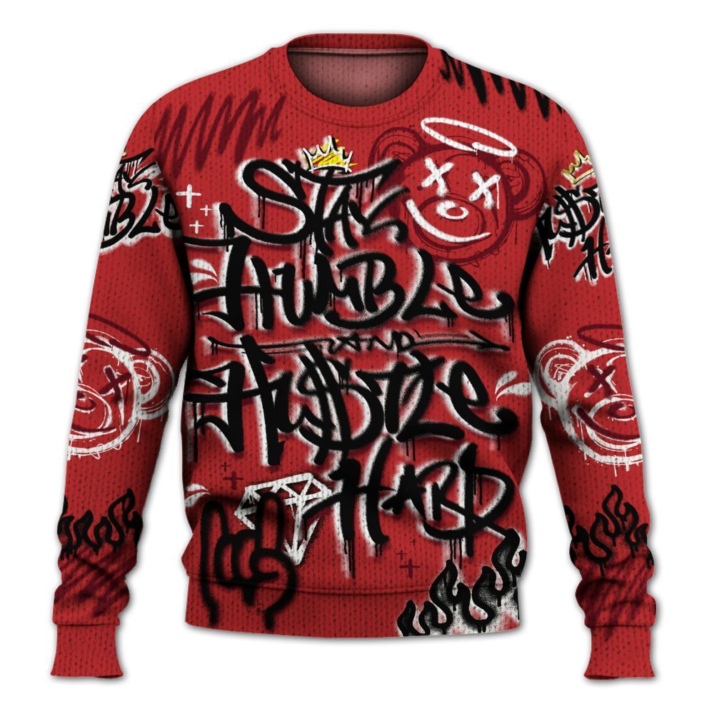 Knitted Sweater To Match Kobe 9 Elite Christmas - Humble Drip Streetwear Graffity