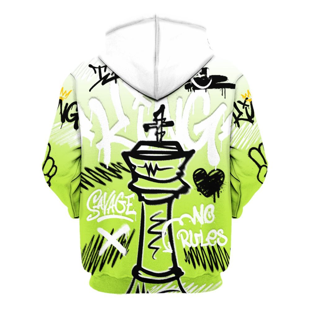 Hoodie To Match Air Force 1 Low Dance Volt - Street King Chess Streetwear All Over Print