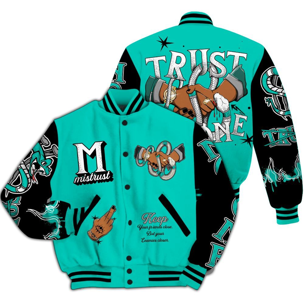 Varsity Jacket To Match Air Max 95 Dark Tiffany - Trust No One Snake-Bite Street Style All Over Print