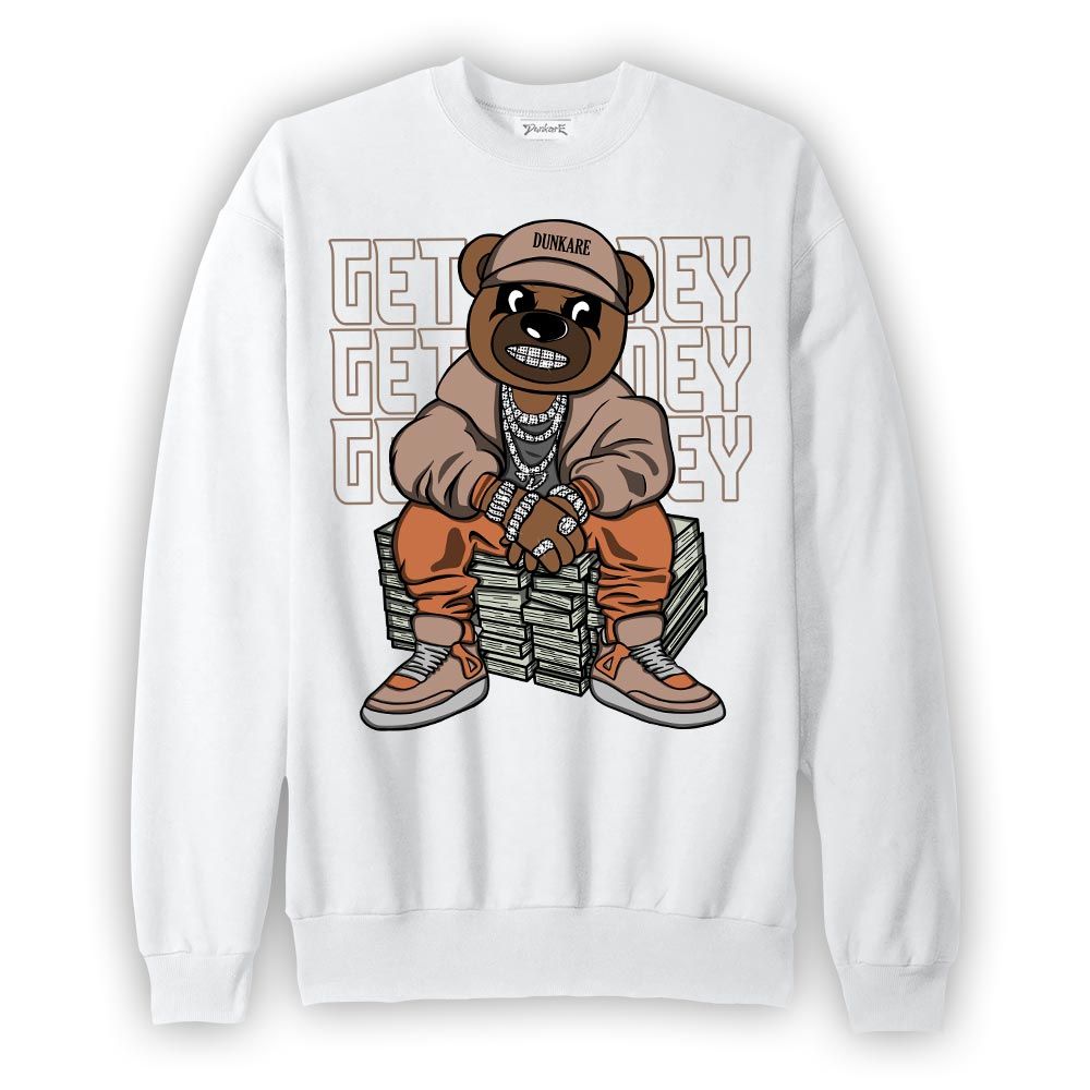 Sweatshirt To match OG Latte 1s Sweatshirt - Get Money Bear Graphic
