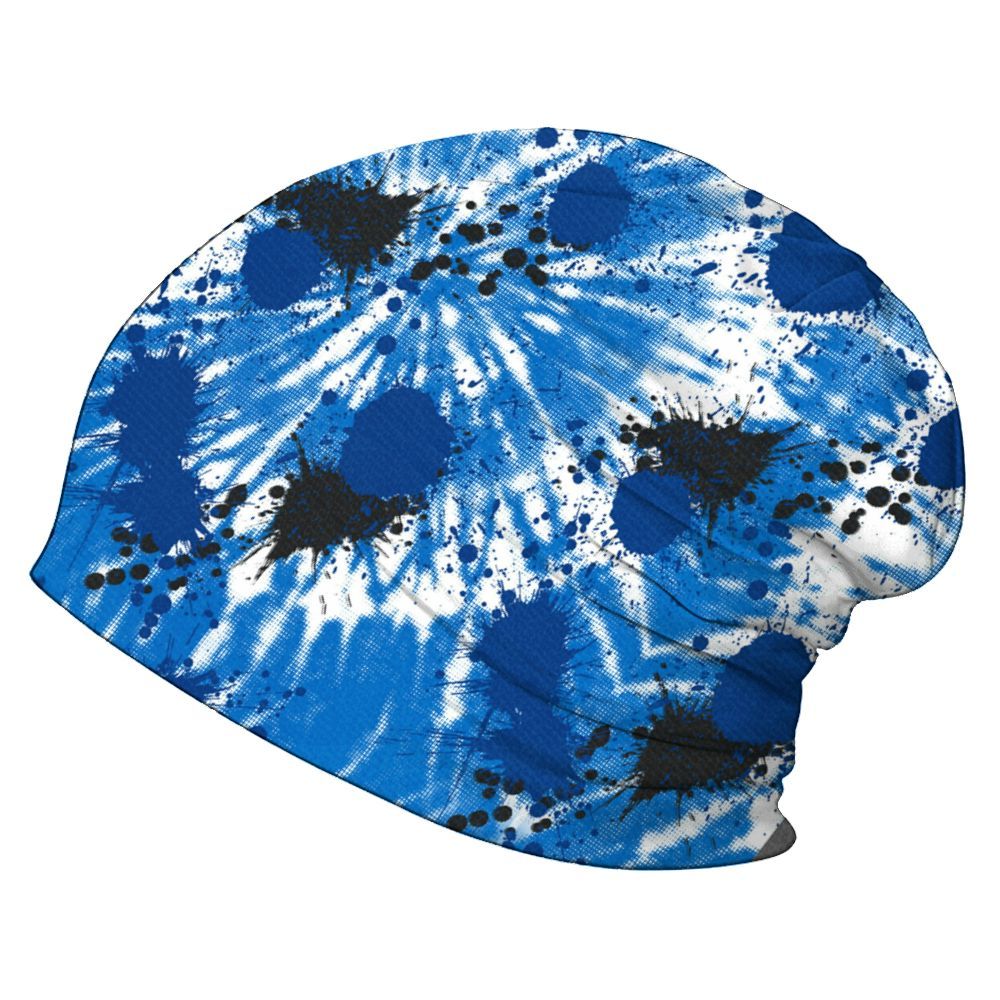 Beanie Hat To Match Blueberry 12s - Tie Dye Graphic