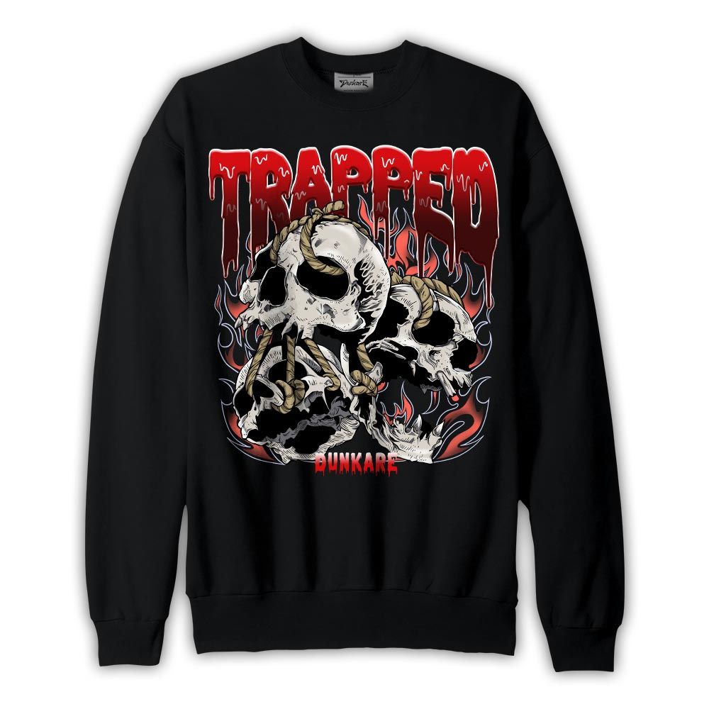 Sweatshirt To match Sweatshirt Trapped, Bred Reimagined 4s Sweatshirt, To Match Sneaker Bred Reimagined 4s, Sweatshirt NMP