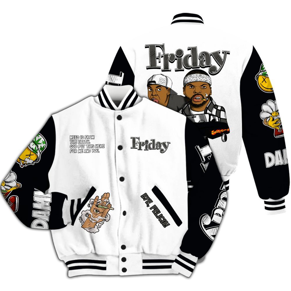 Varsity Jacket To Match Kobe 9 Elite Protro Halo - Friday Sneaker Stress Style All Over Print