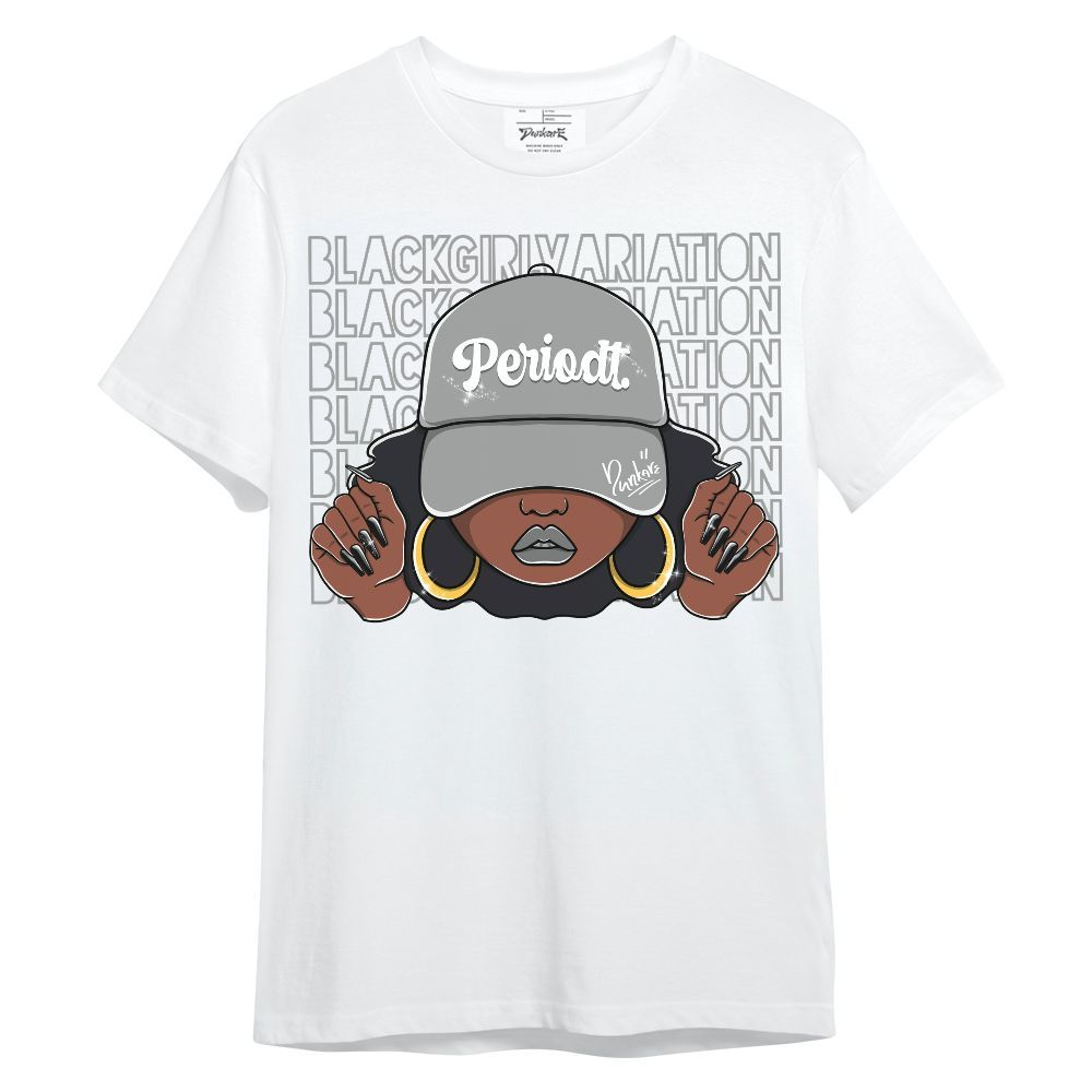 Shirt To Match Black Wolf Grey 12s - Black Girl Variation Unisex Shirt