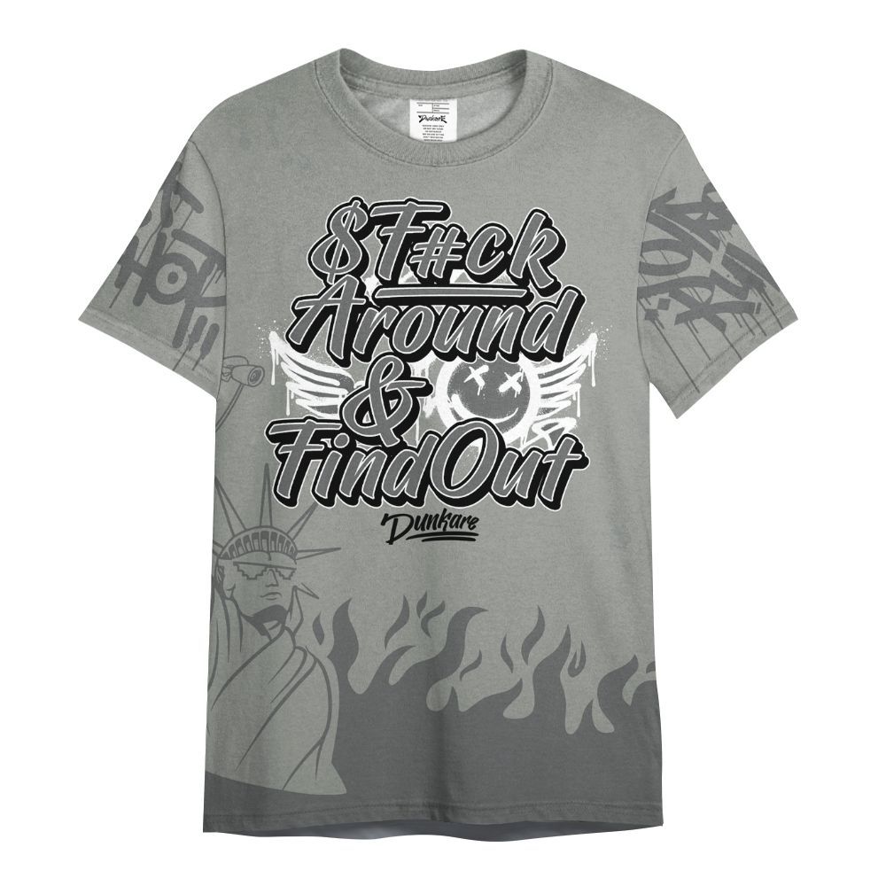 Shirt To Match Paris Olympics 4s - Graphic Fck Around Find Out All Over Print