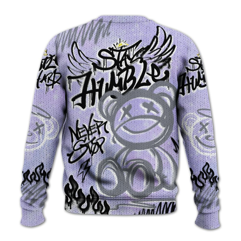 Knitted Sweater To Match Zen Master 4s - Humble Drip Streetwear Graffity