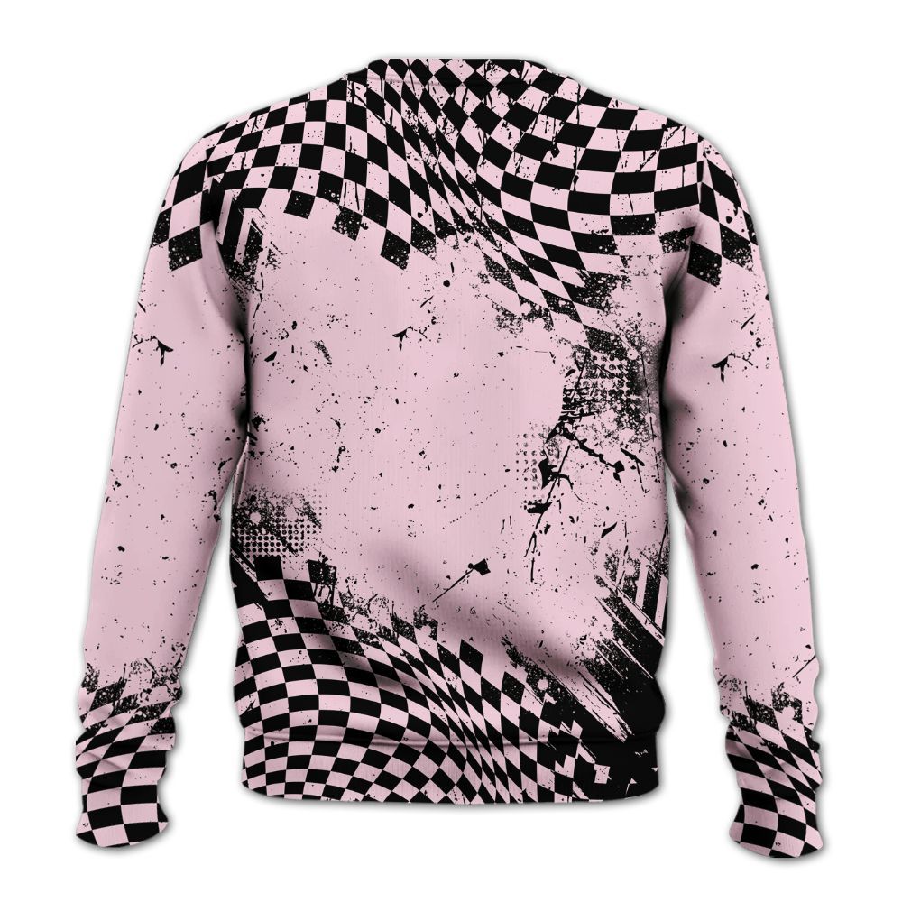 Sweatshirt To Match Orchid 4s - Hustle Hard Monkey All Over Print