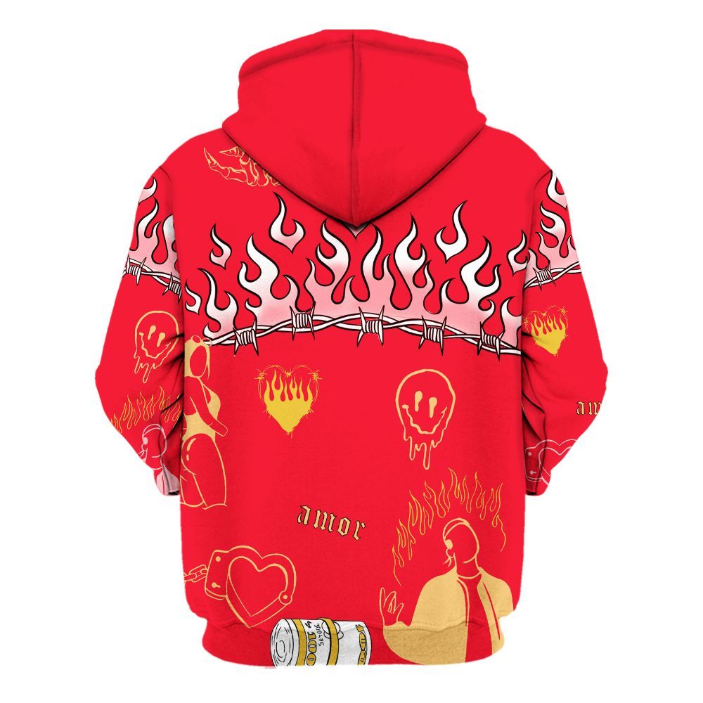 Hoodie To Match KD 18 Air Bakin - Snake Trust No One All Over Print