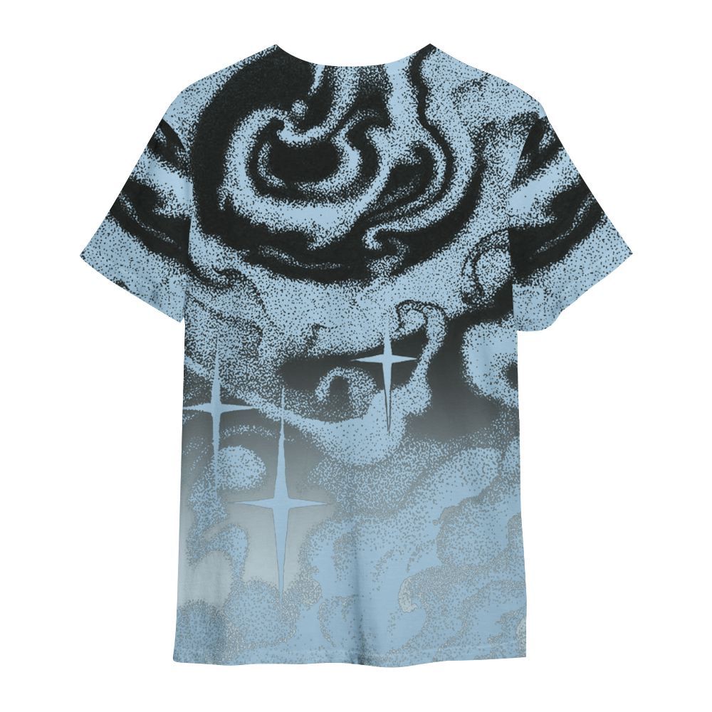 Shirt To Match Foamposite One Psychic Blue - Angel Hustle Money All Over Print