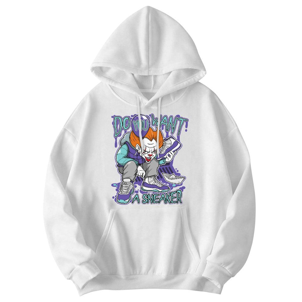 Sweatshirt To Match Low Hornets 1s - Clown Scary Sneakers Halloween Graphic Graphic