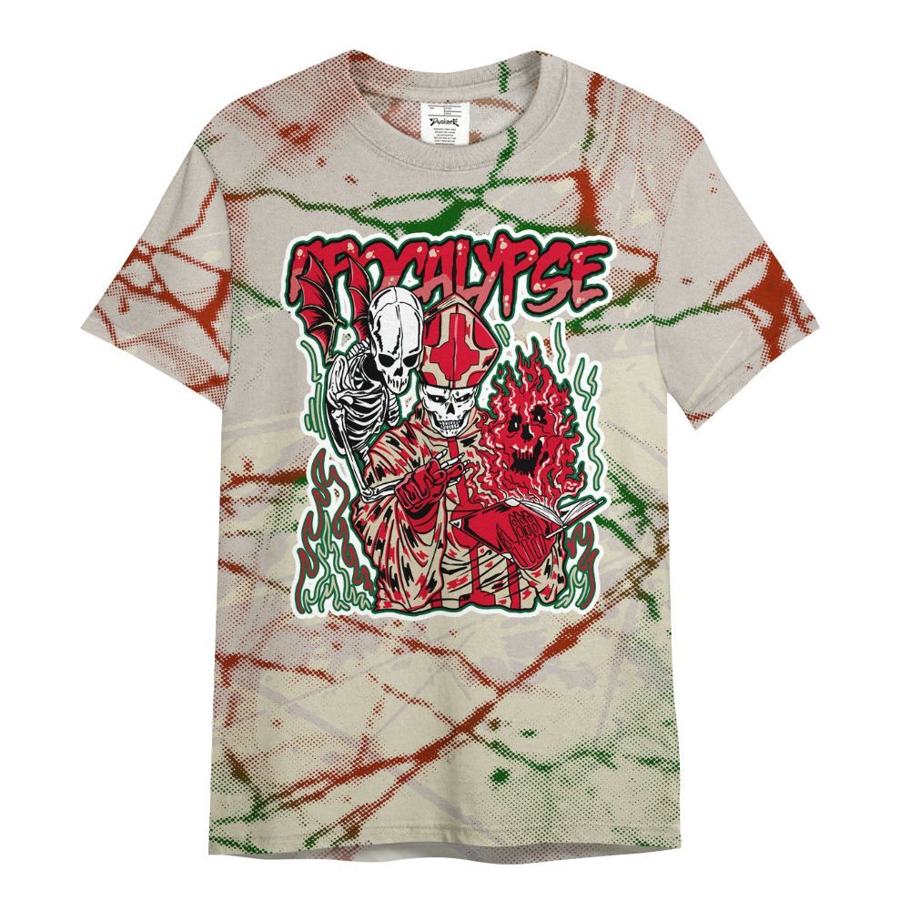 Shirt To Match El Grito 5s - Apocalypse Skeleton Profound All Over Print