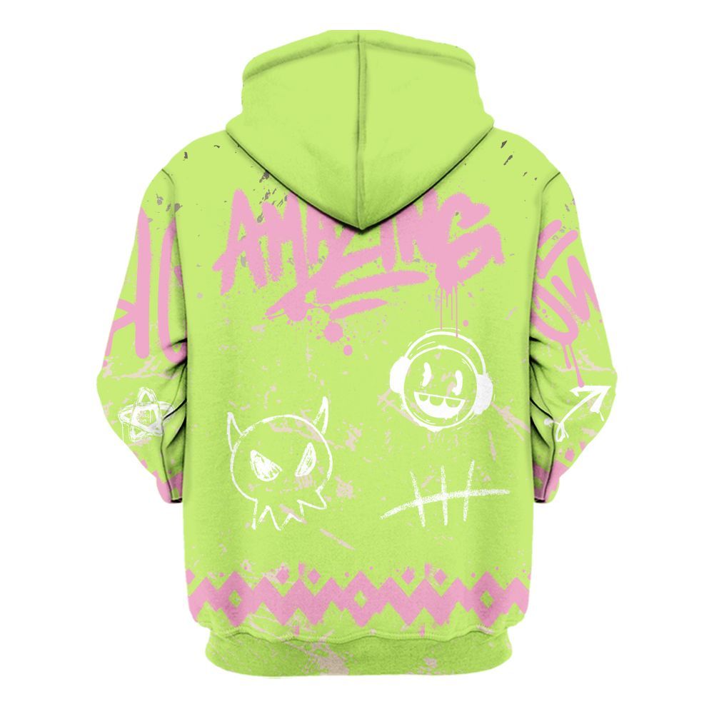 Hoodie To Match Jack Black Night Silver - Friday Sneaker Crayon All Over Print