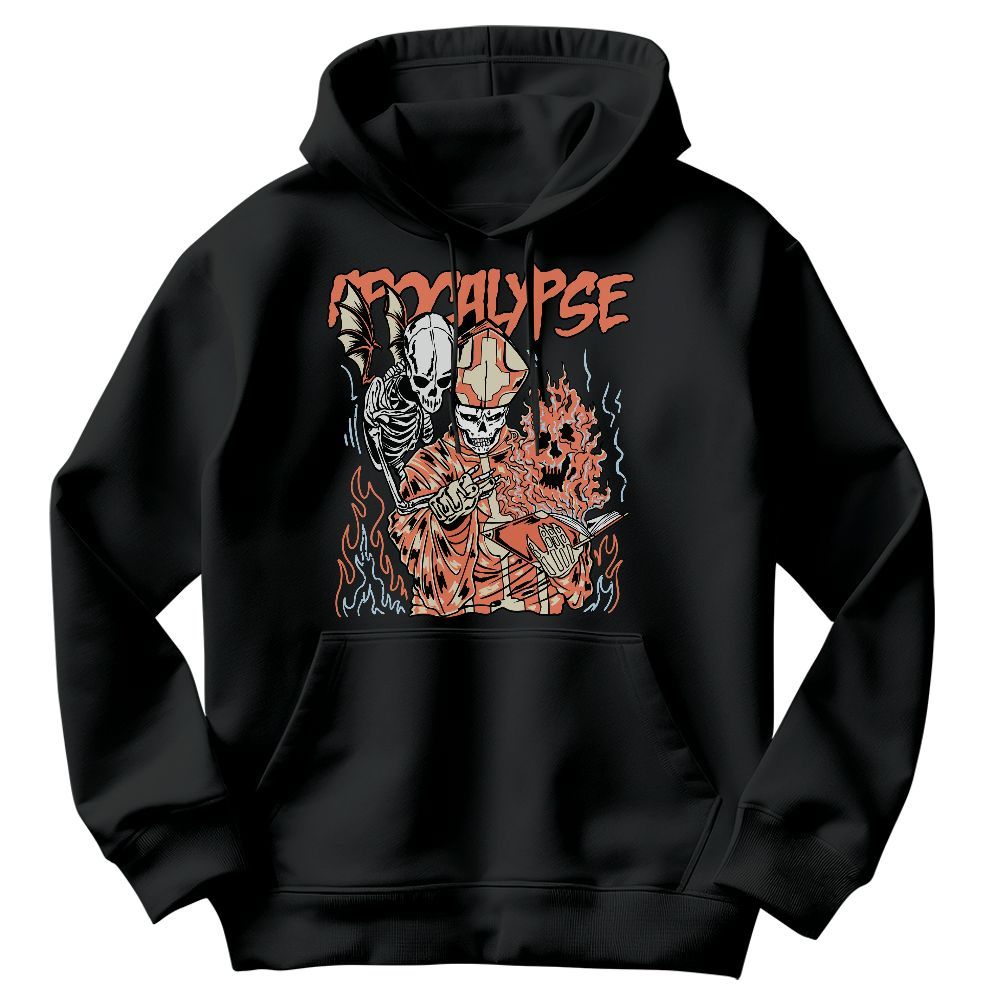 Sweatshirt To Match DJ Khaled Crimson Bliss 5s - Apocalypse Skeleton Graphic