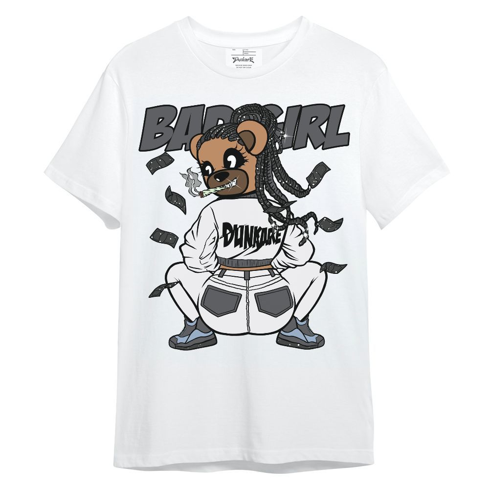Shirt To Match Reverse Black White 6s - Rebellious Girl Bear Unisex Shirt