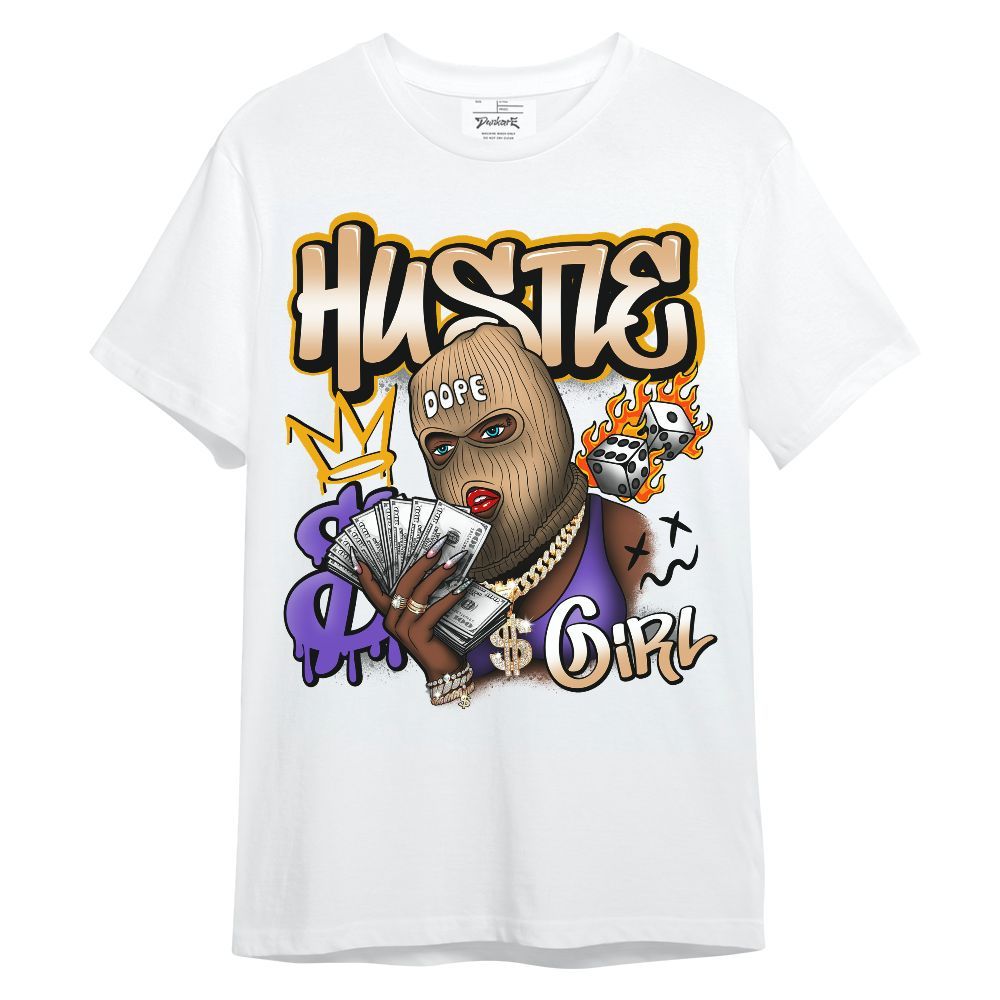 Shirt To Match SE Afrobeats 7s - Money Hustles Girl Streetwear Unisex Shirt