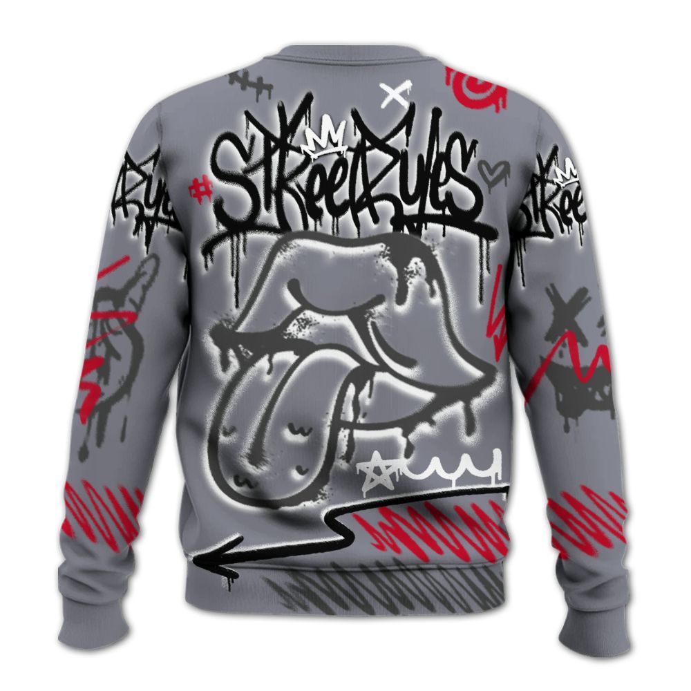 Sweatshirt To Match Retro Black Flint 13s - Break Rules Streetwear All Over Print